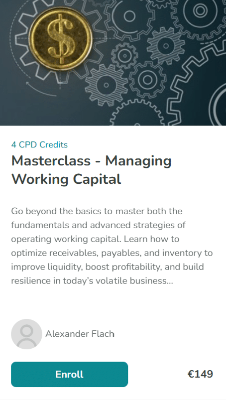 Masterclass - Managing Working Capital - Image